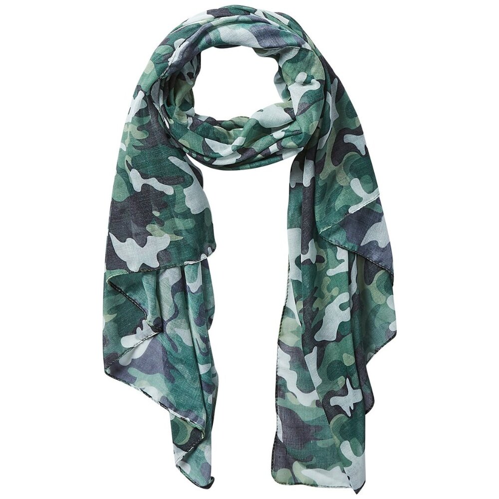 Insect Repellent Scarf Green Camo, Hadley Wren
